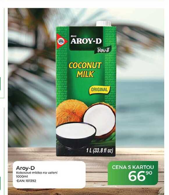 Aroy-D Kokosové mléko na vaření 1000ml