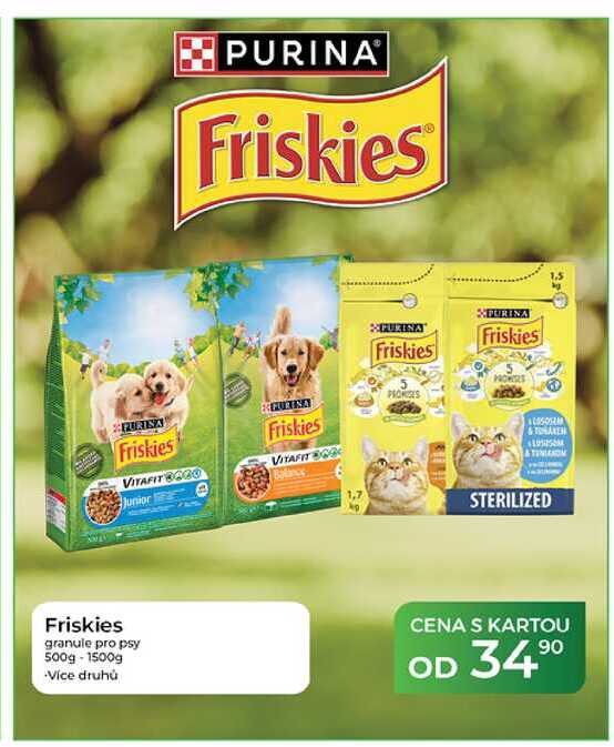 Friskies granule pro psy 500g-1500g