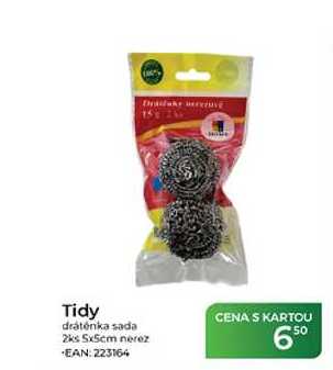 Tidy drátěnka sada 2ks 5x5cm nerez
