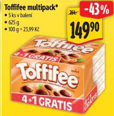 Toffifee multipack, 625 g 