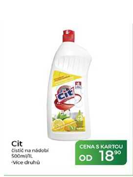 Cit čistič na nádobí 500ml/IL