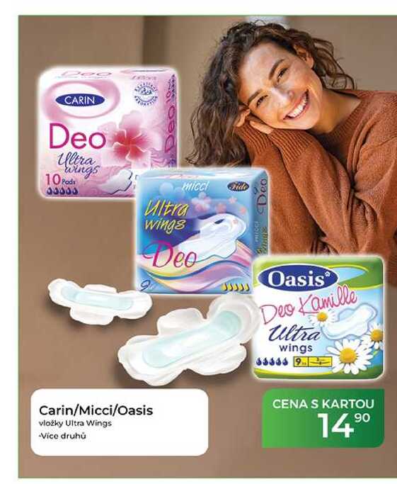 Carin/Micci/Oasis vložky Ultra Wings 