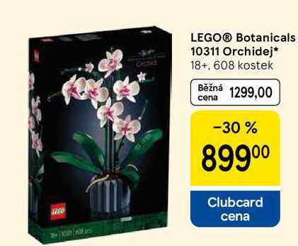 LEGO® Botanicals 10311 Orchidej 18+, 608 kostek