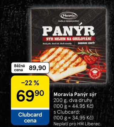 Moravia Panýr sýr, 200 g