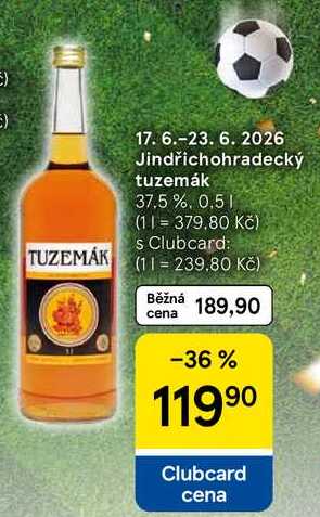 Jindřichohradecký tuzemák 37.5%, 0,5 l