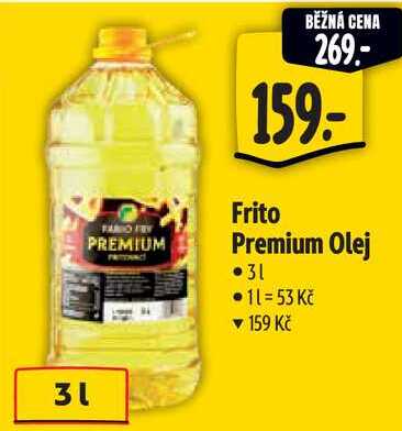 Frito Premium Olej, 3 l