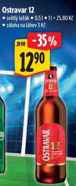 Ostravar 12, 0,5 l