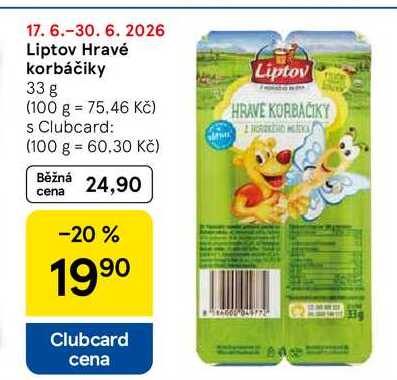 Liptov Hravé korbáčiky, 33 g