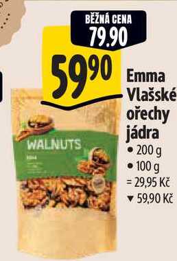 Emma Vlašské ořechy jádra, 200 g 