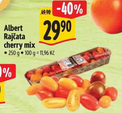 Albert Rajčata cherry mix, 250 g