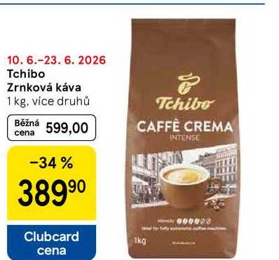 Tchibo Zrnková káva, 1 kg, více druhů  v akci