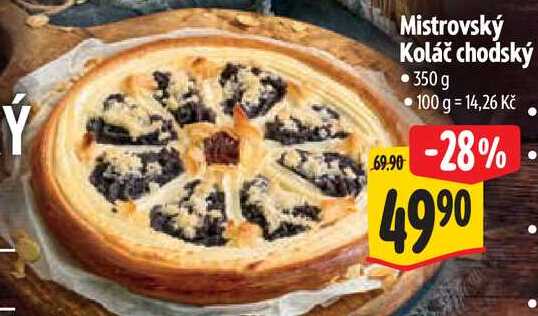 Mistrovský Koláč chodský, 350 g