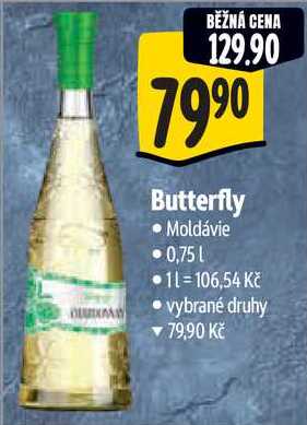 Butterfly, 0,75 l