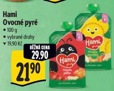 Hami Ovocné pyré, 100 g