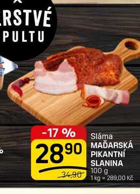 MAĎARSKÁ PIKANTNÍ SLANINA 100 g