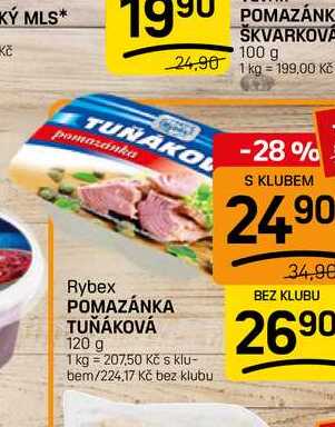 POMAZÁNKA TUŇÁKOVÁ 120 g